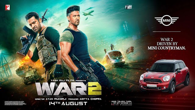 MINI revs up the excitement in Bollywood’s biggest action entertainer YRF’s ‘WAR 2’