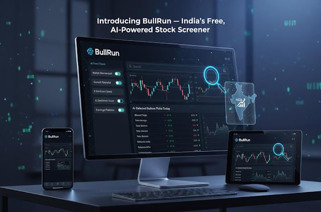 Introducing BullRun — India’s Free, AI-Powered Stock Screener Built for Serious Investors
