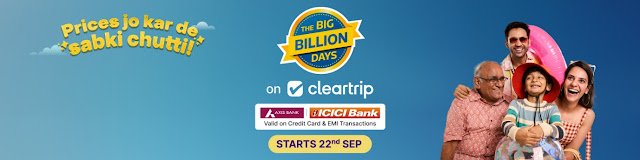 Cleartrip Unveils Unmissable Festive Travel Deals for The Big Billion Days 2025