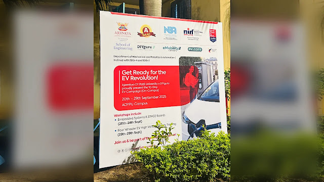 India’s First High Voltage EV Safety Training to be Hosted at ADYPU, Pune from 25th–29th September 2025