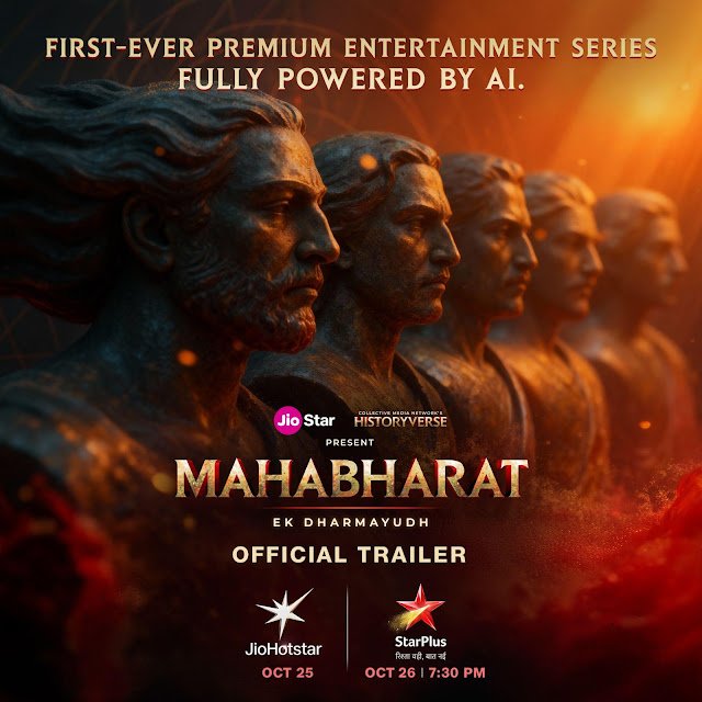 JIOSTAR AND COLLECTIVE MEDIA NETWORK PARTNER TO LAUNCH MAHABHARAT: EK DHARMAYUDH, THE FIRST EVER AI-POWERED PREMIUM ENTERTAINMENT SERIES INDIA HAS SEEN