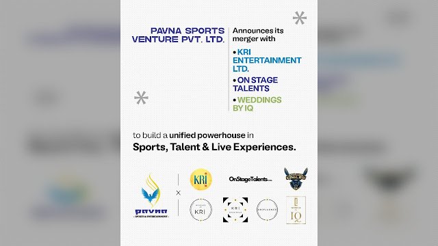 Pavna Sports Ventures and Kri Entertainment Unite to Create India’s First Integrated Sports and Entertainment Powerhouse