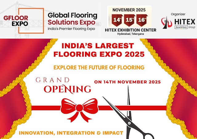 Excitement Peaks as GFLOOR EXPO 2025 Opens This Week at HITEX, Hyderabad