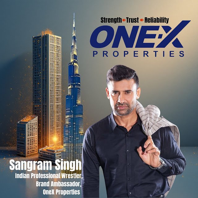 Actor–Champion  Wrestler Sangram Singh Powers OneX Property’s Global Expansion as Brand Ambassador