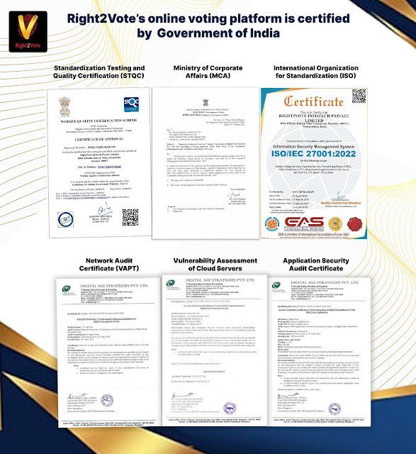 Right2Vote eVoting Platform Is Not Only India’s Best Online Voting Technology, But The World’s Best eVoting Technology