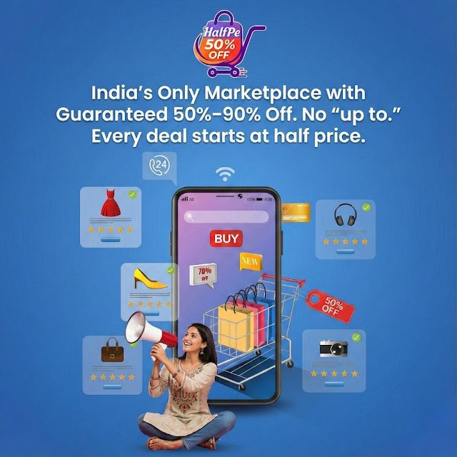 HalfPe.com: The Platform Transforming India’s Shopping Culture With Discounts Starting at 50% and Going Up to 90% Off