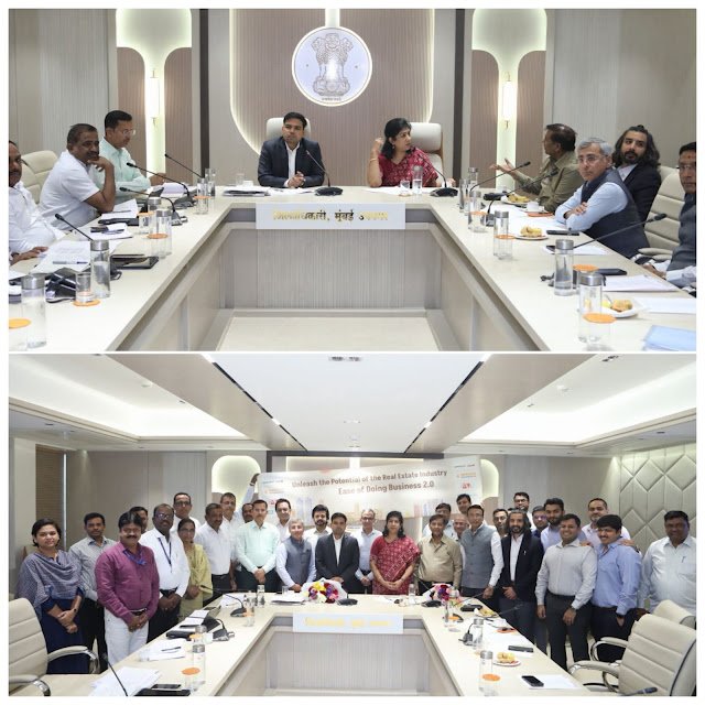 Mumbai City & Suburban Collectors Hold Joint Meet with Real Estate Bodies to Streamline land administration and revenue related process