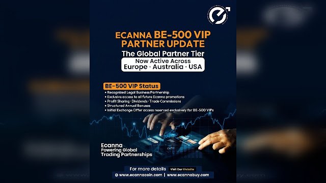 ECanna Announces BE-500 VIP Partner Program to Drive Global Expansion