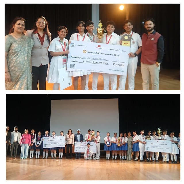 Delhi Public School Varanasi Shines at National Skill Championship, Secures 2nd Prize at IIT Delhi