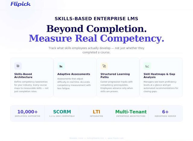 Flipick Launches Skills-Based Learning Management System with Adaptive Assessments
