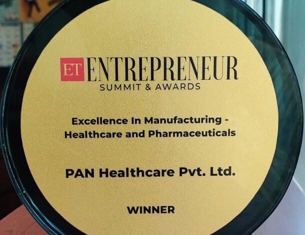 PAN Health Wins ‘Excellence in Manufacturing – Healthcare & Pharmaceuticals’ at ET Entrepreneur Awards 2026